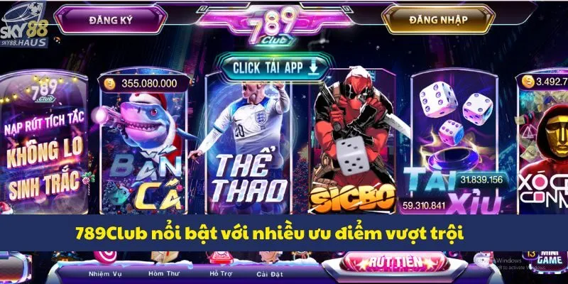 789Club - Không gian cược với hàng trăm tựa game đình đám 789Club nổi bật với nhiều ưu điểm vượt trội
