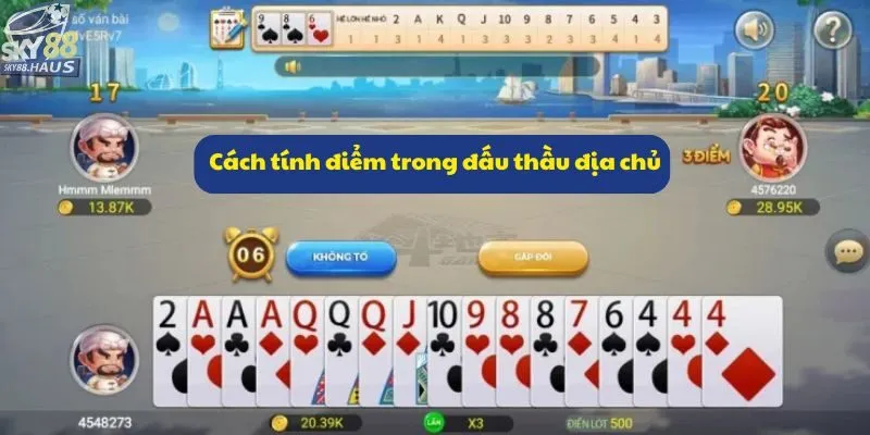 Đấu thầu địa chủ: Tìm hiểu quy tắc và 3 mẹo đấu thầu hay Cách tính điểm chuẩn trong game Đấu Thầu Địa Chủ