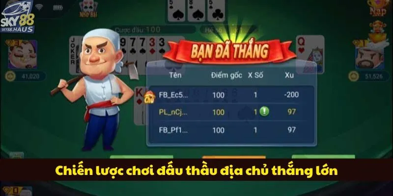Đấu thầu địa chủ: Tìm hiểu quy tắc và 3 mẹo đấu thầu hay Chiến lược chơi Đấu Thầu Địa Chủ thắng lớn