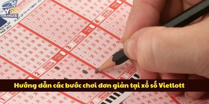 Hướng dẫn các bước chơi đơn giản tại xổ số Vietlott
