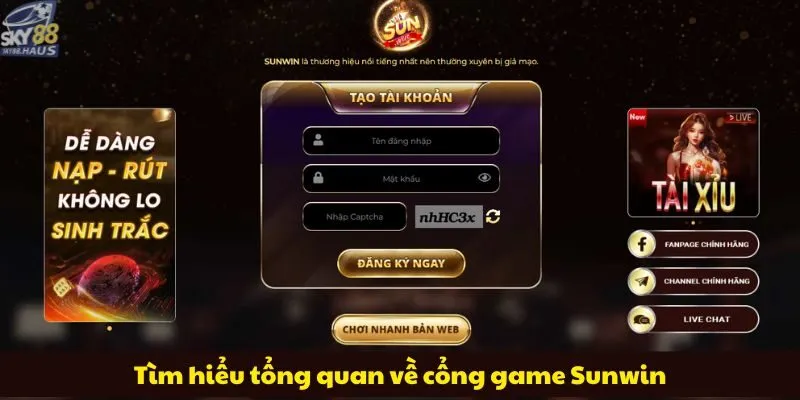 Sunwin - Cổng game uy tín với 100+ phòng chơi hot Tìm hiểu tổng quan về cổng game Sunwin