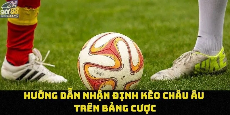 Kèo châu Âu là gì? Hướng dẫn cách đọc và chốt kèo chuẩn Ví dụ dễ hiểu về kèo châu Âu trong 1 trận đấu